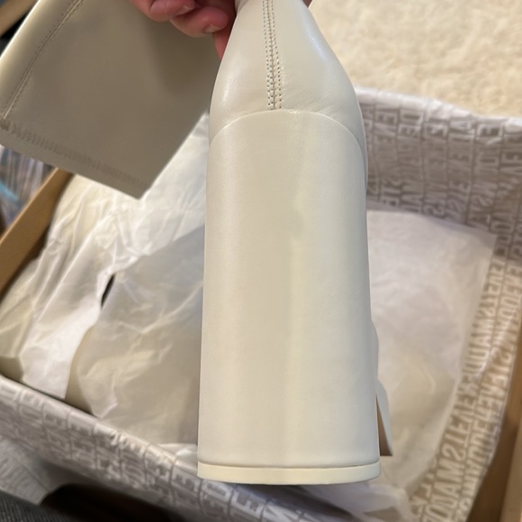 New Steve Madden Cypress Off White Boots - Picture 14 of 16